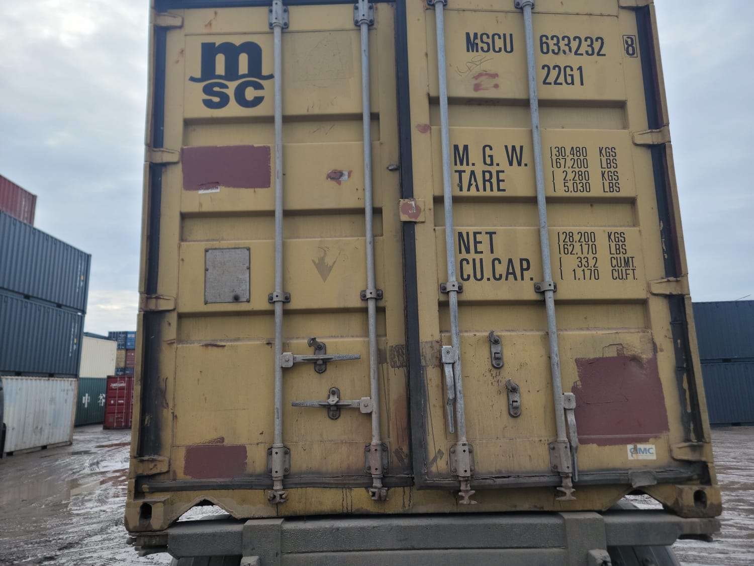 Морской контейнер MSCU6332328