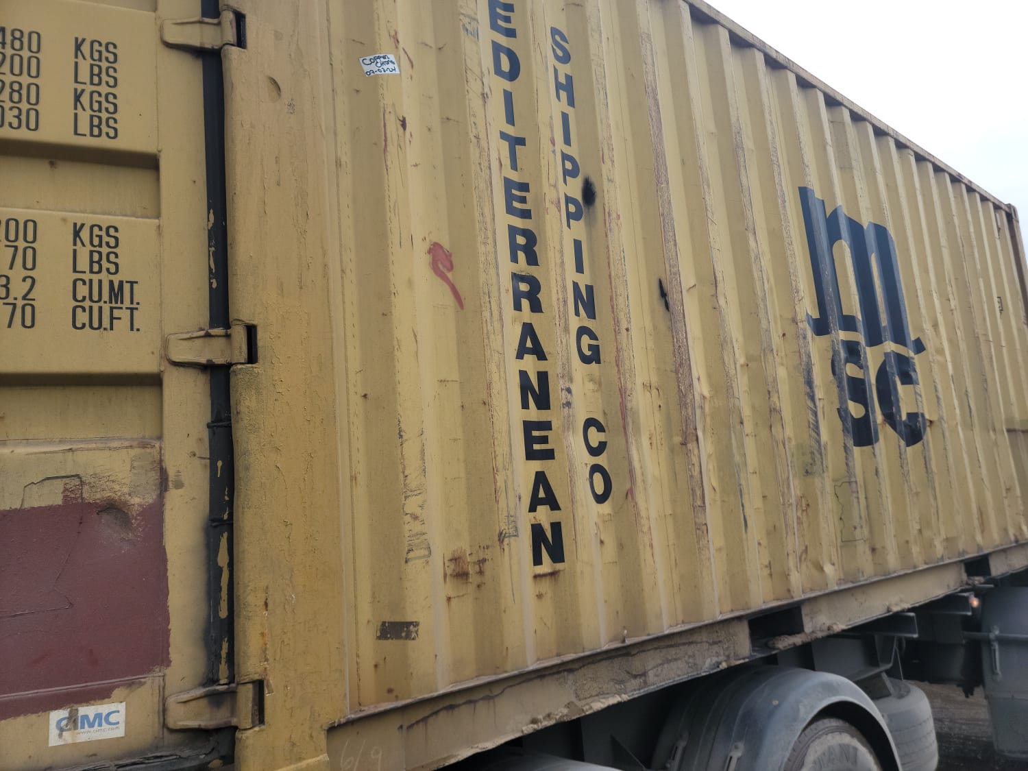 Морской контейнер MSCU6332328