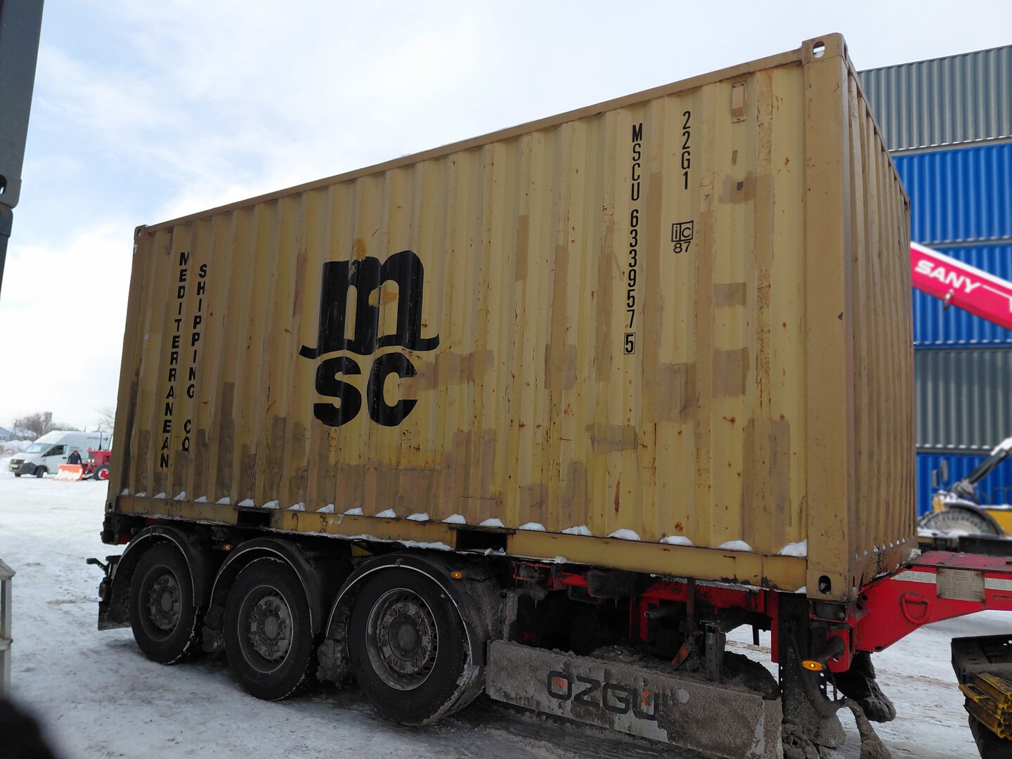 Морской контейнер MSCU6339575