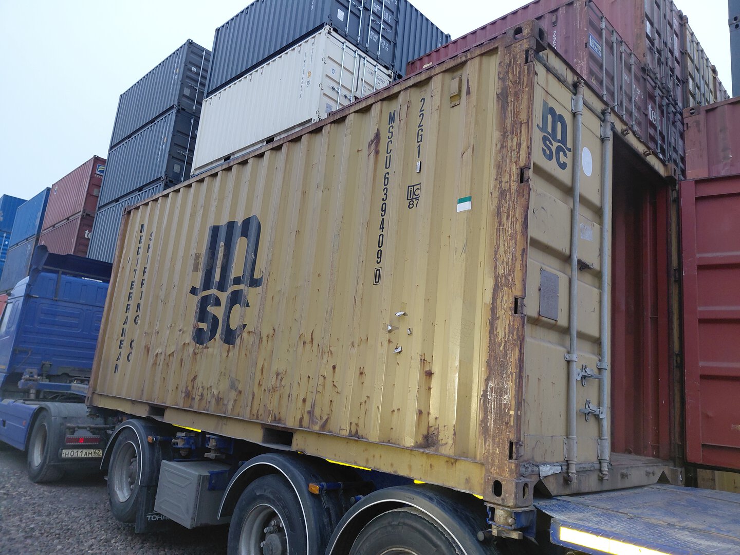 Морской контейнер MSCU6394090