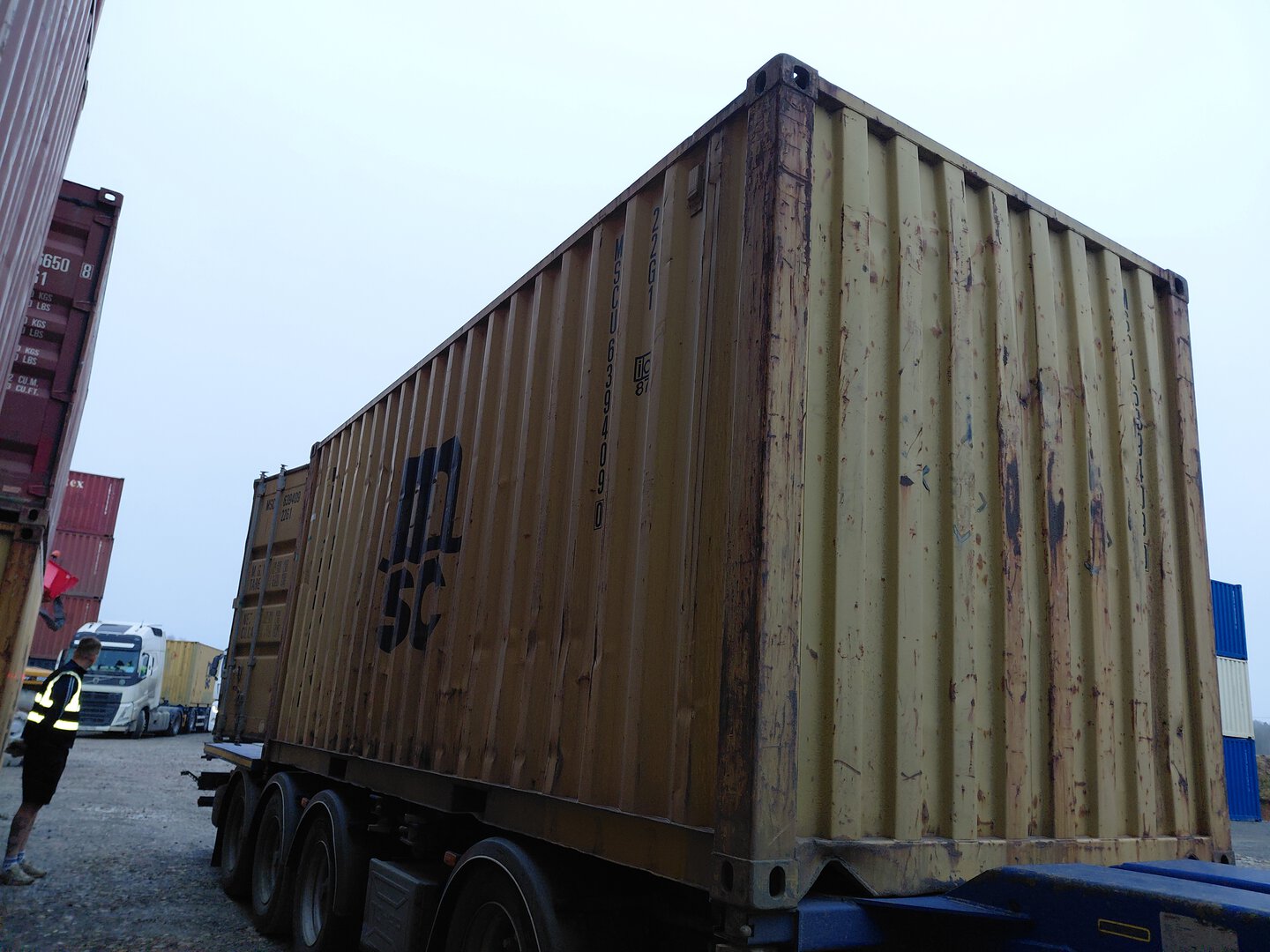 Морской контейнер MSCU6394090