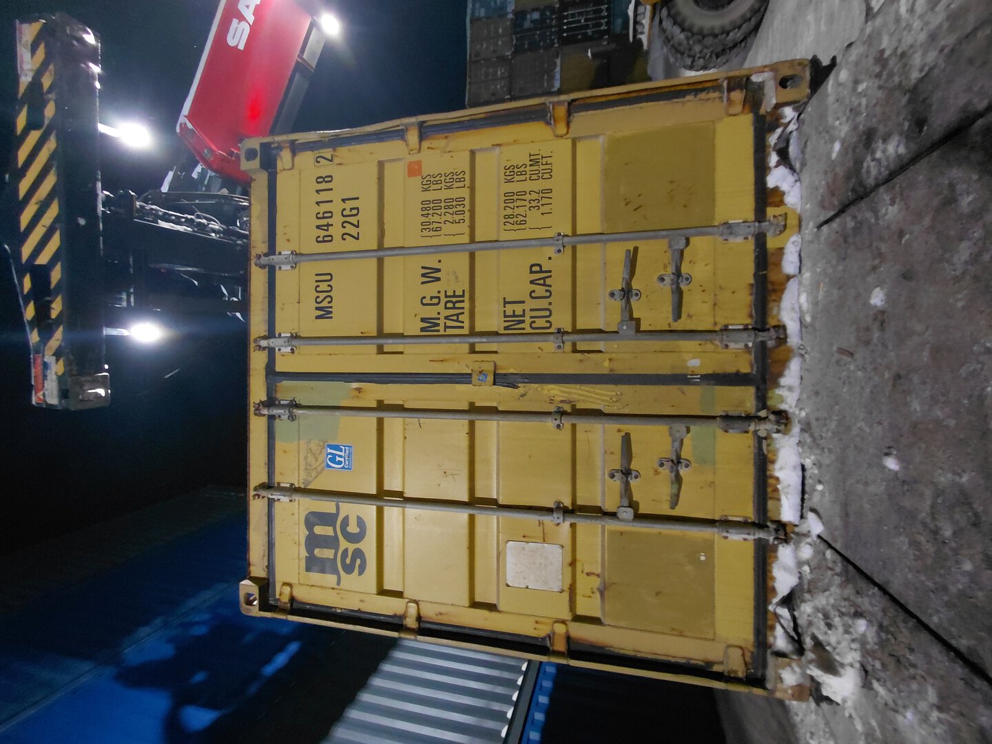 Морской контейнер MSCU6461182