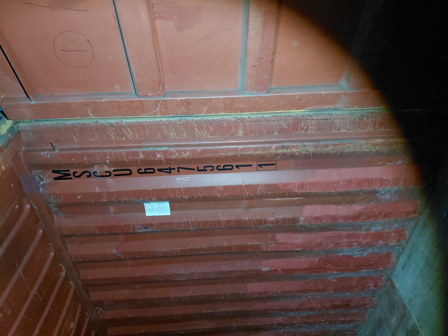 Морской контейнер MSCU6475611