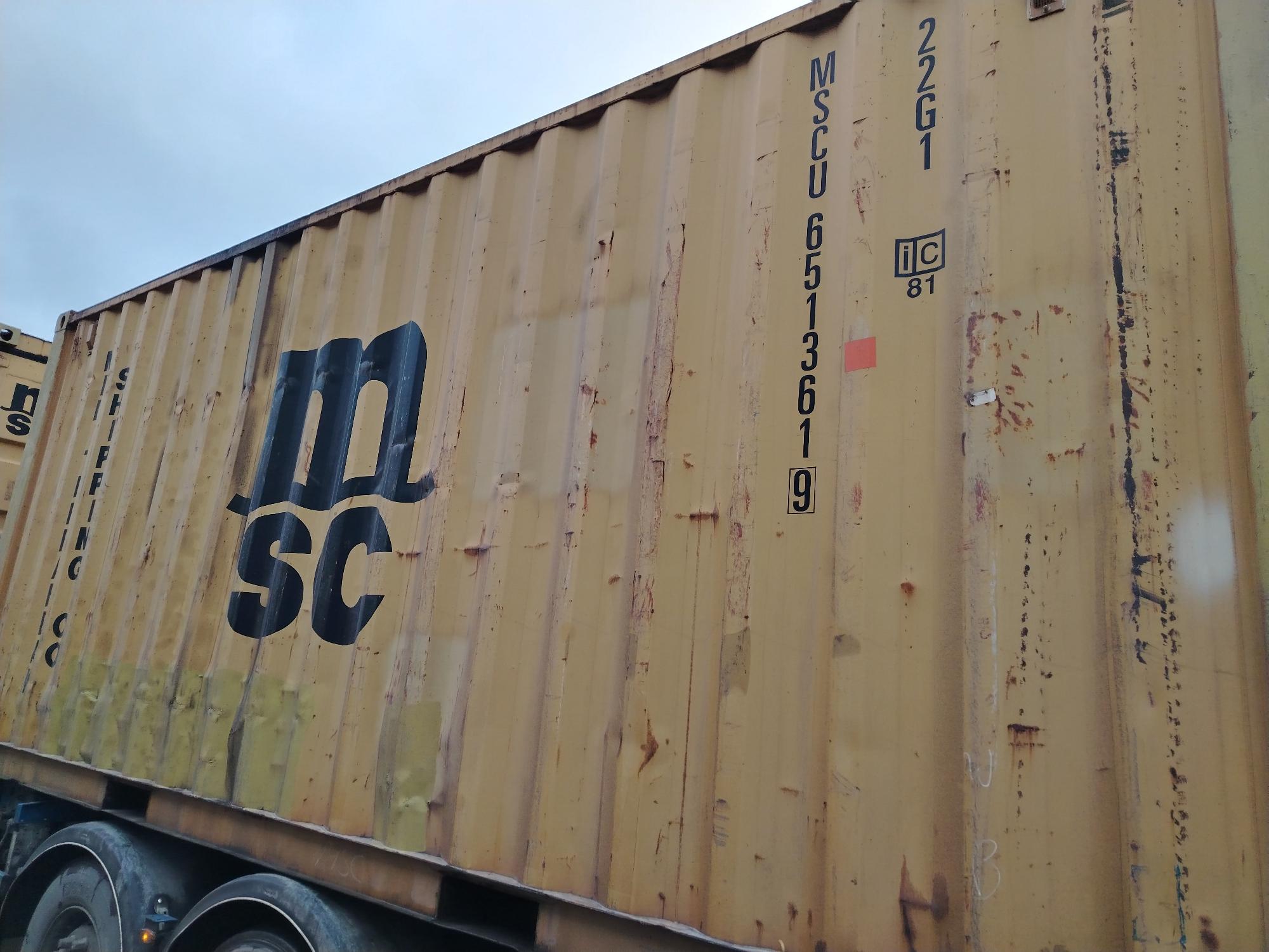 Морской контейнер MSCU6513619