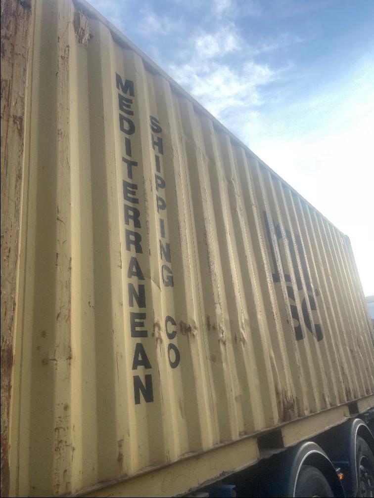 Морской контейнер MSCU6549904