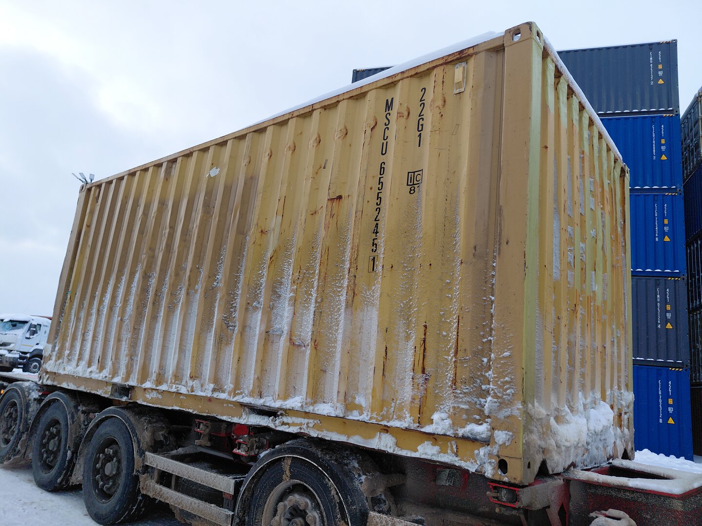 Морской контейнер MSCU6552451