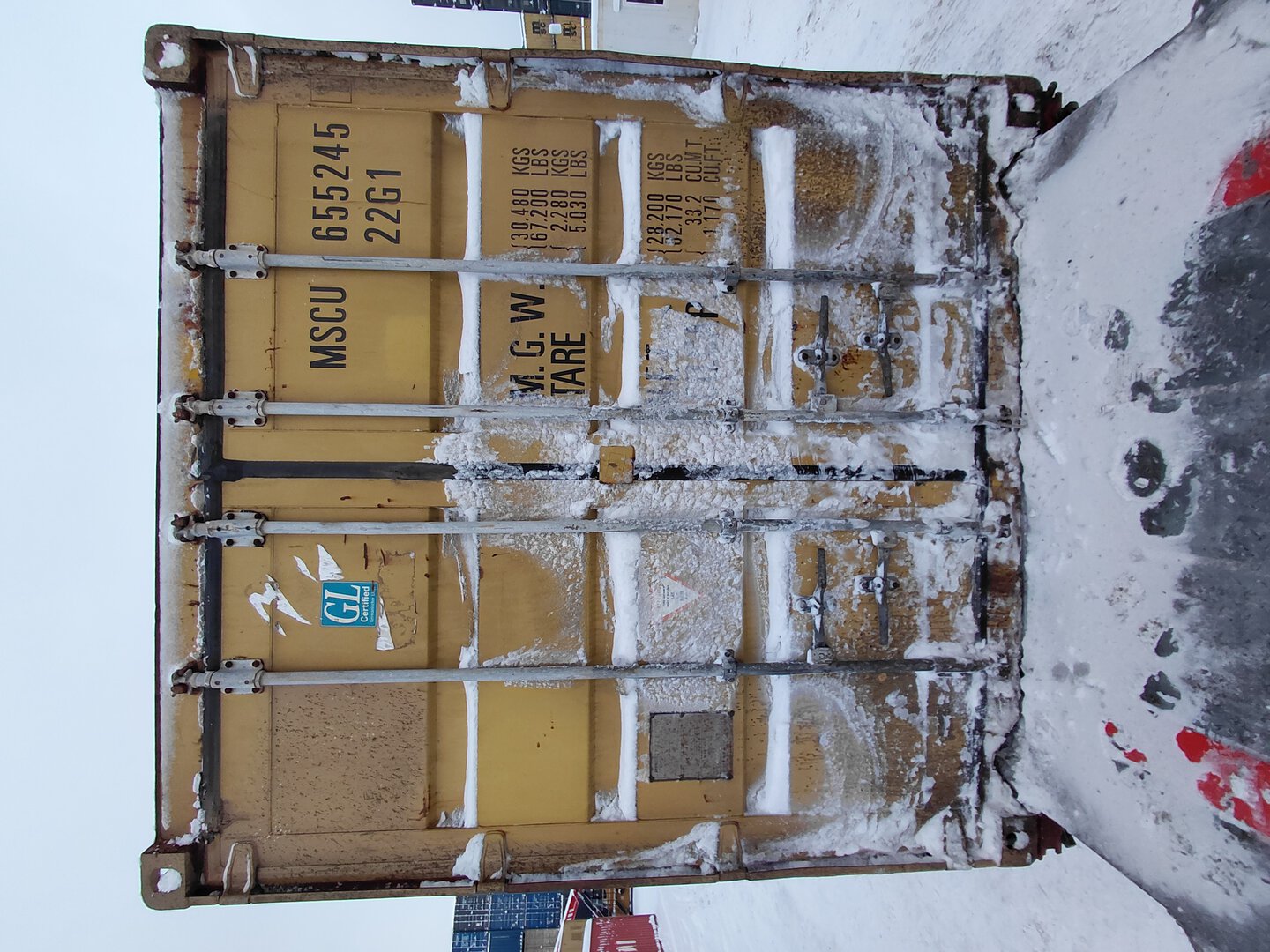 Морской контейнер MSCU6552451