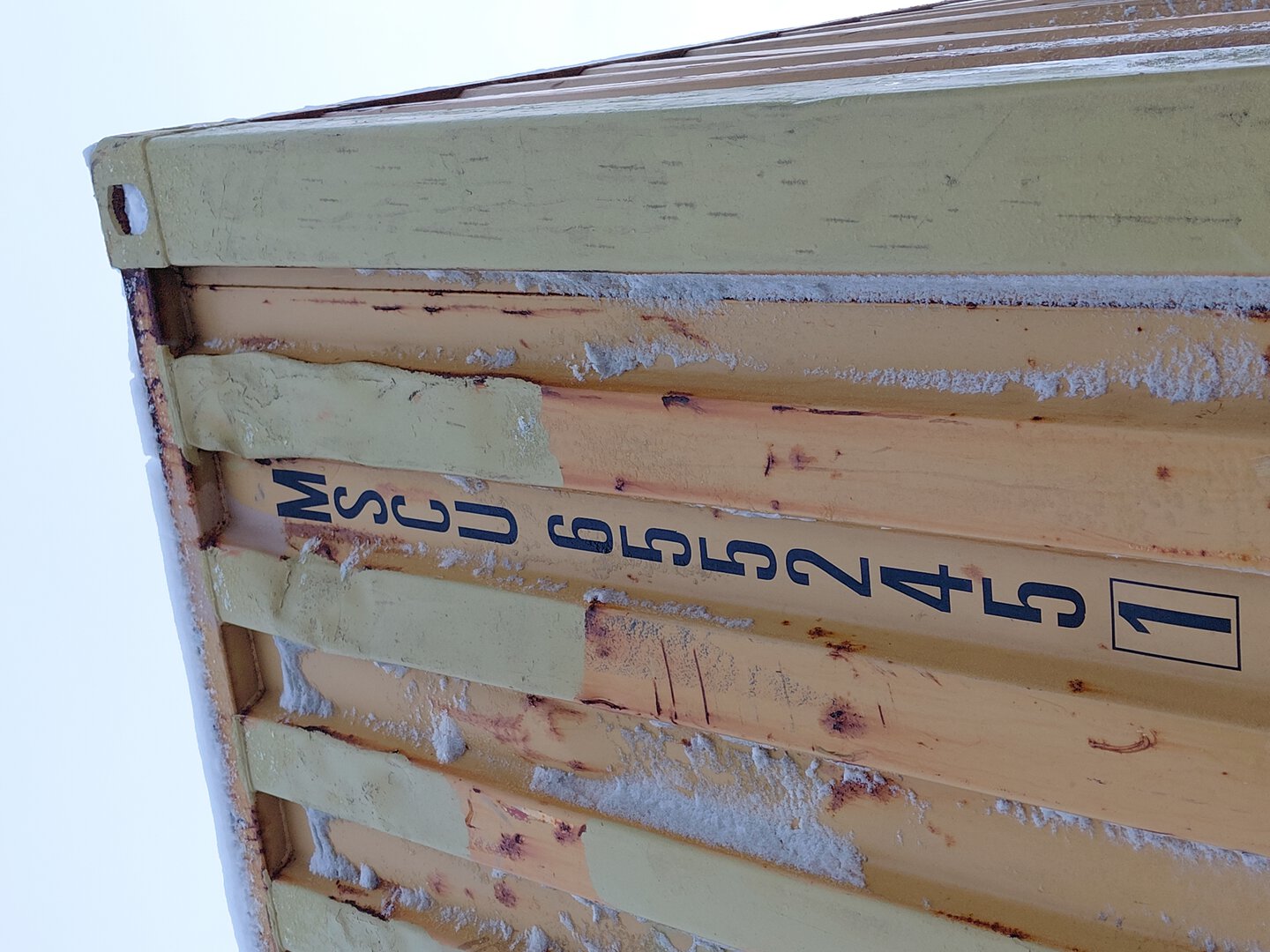 Морской контейнер MSCU6552451