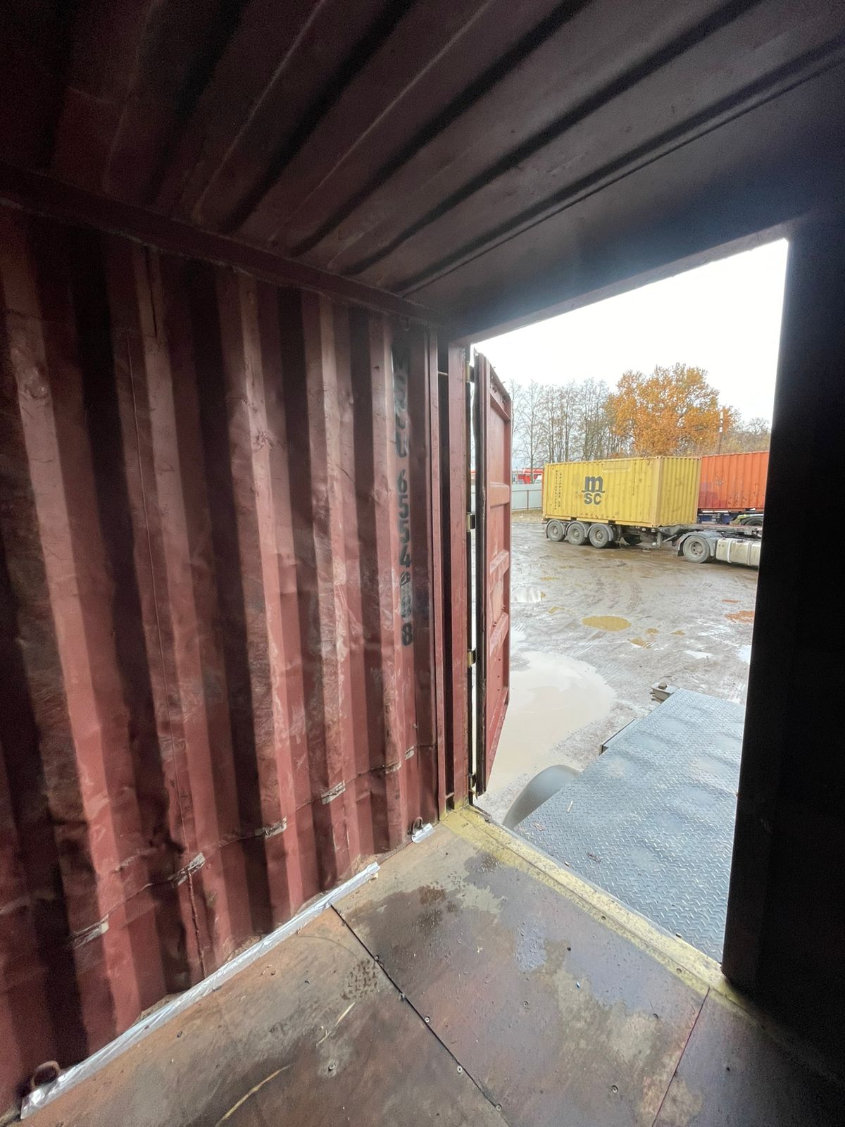 Морской контейнер MSCU6554808