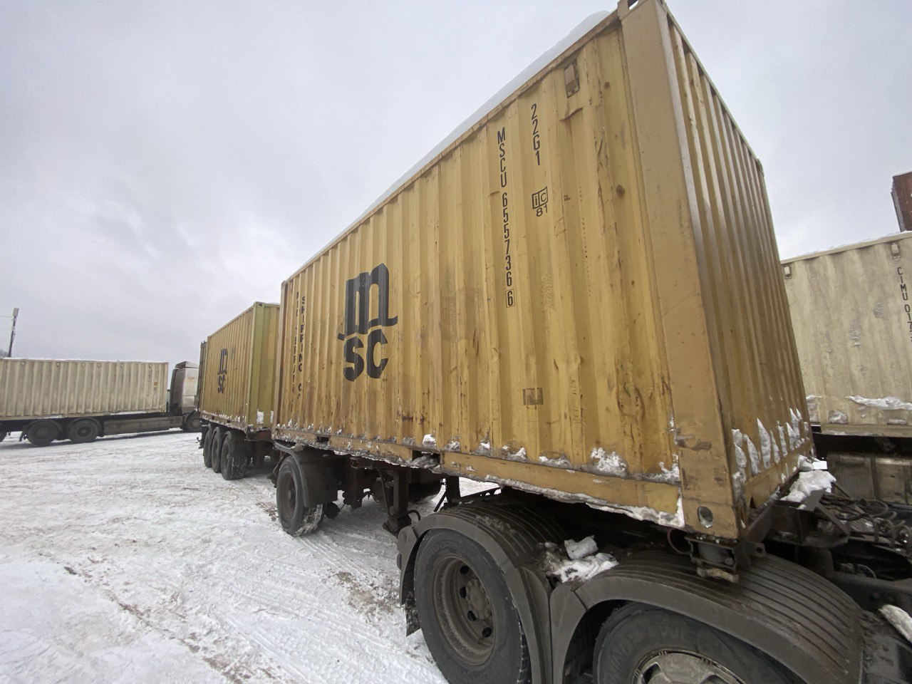 Морской контейнер MSCU6557366