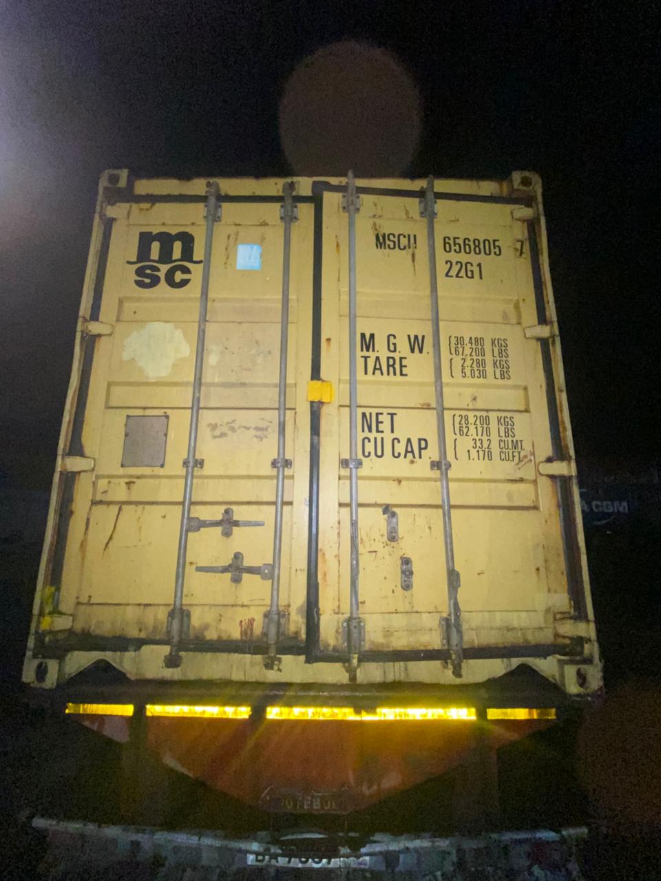 Морской контейнер MSCU6568057