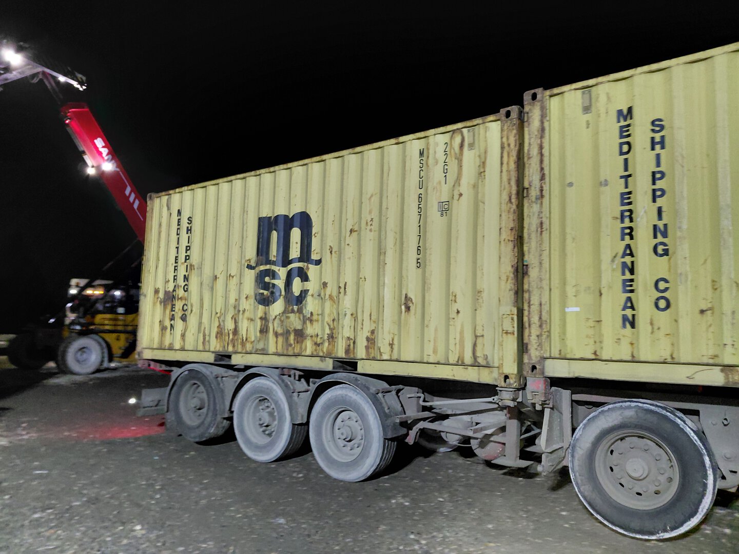 Морской контейнер MSCU6571765