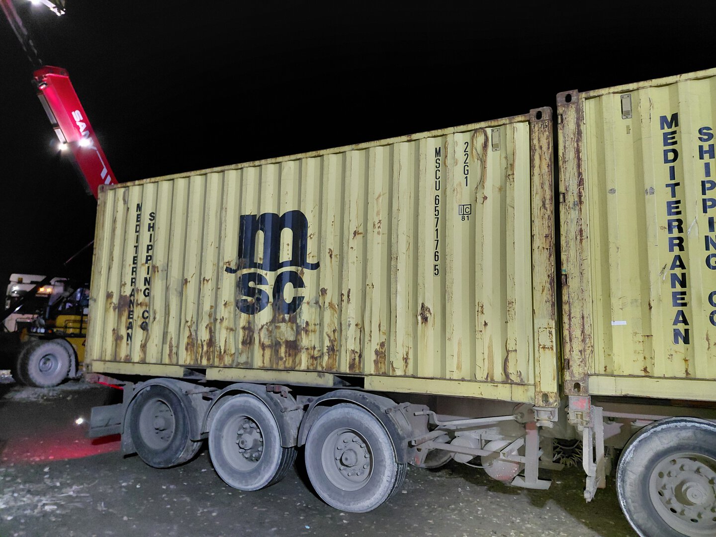 Морской контейнер MSCU6571765