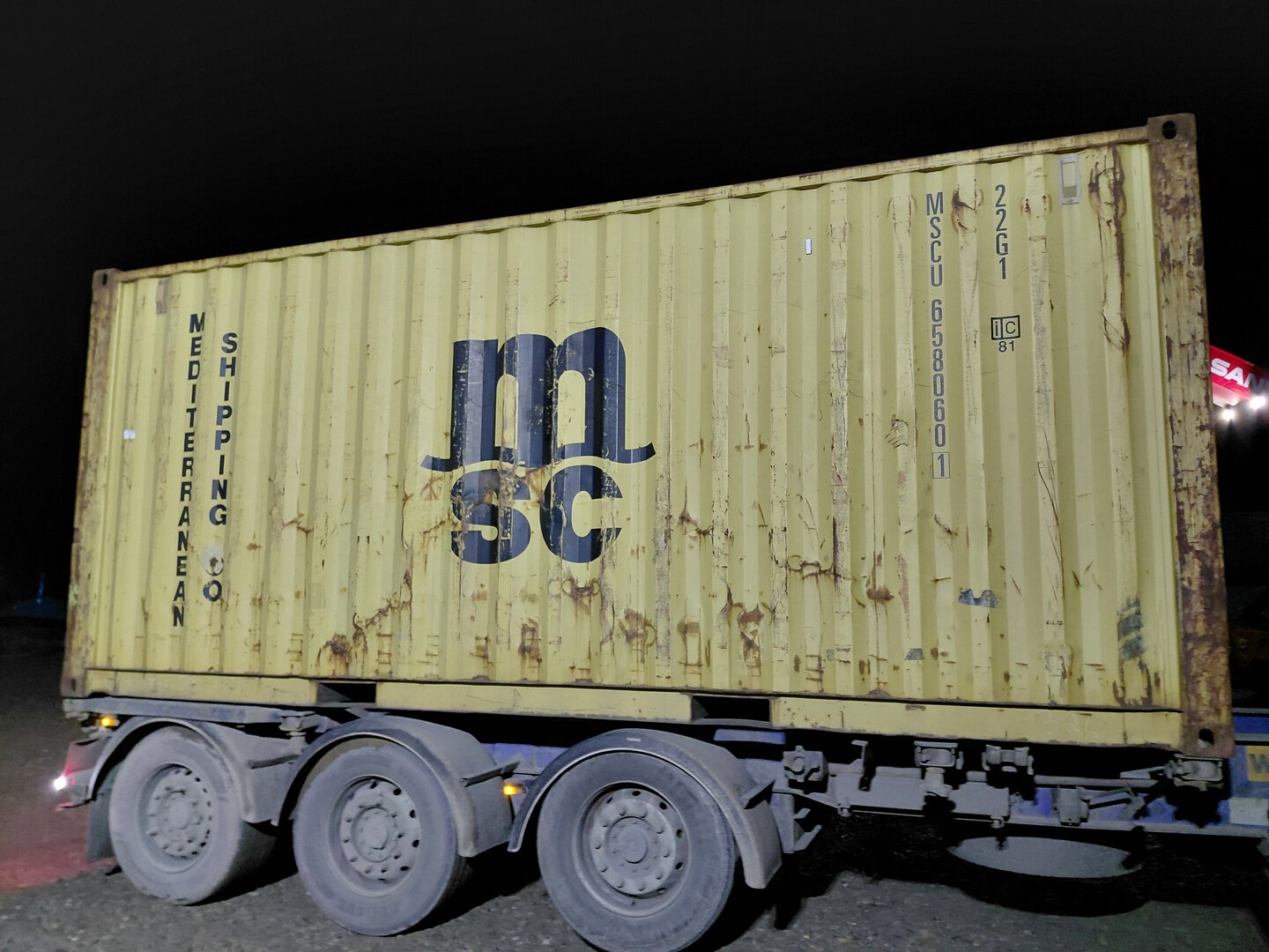 Морской контейнер MSCU6580601