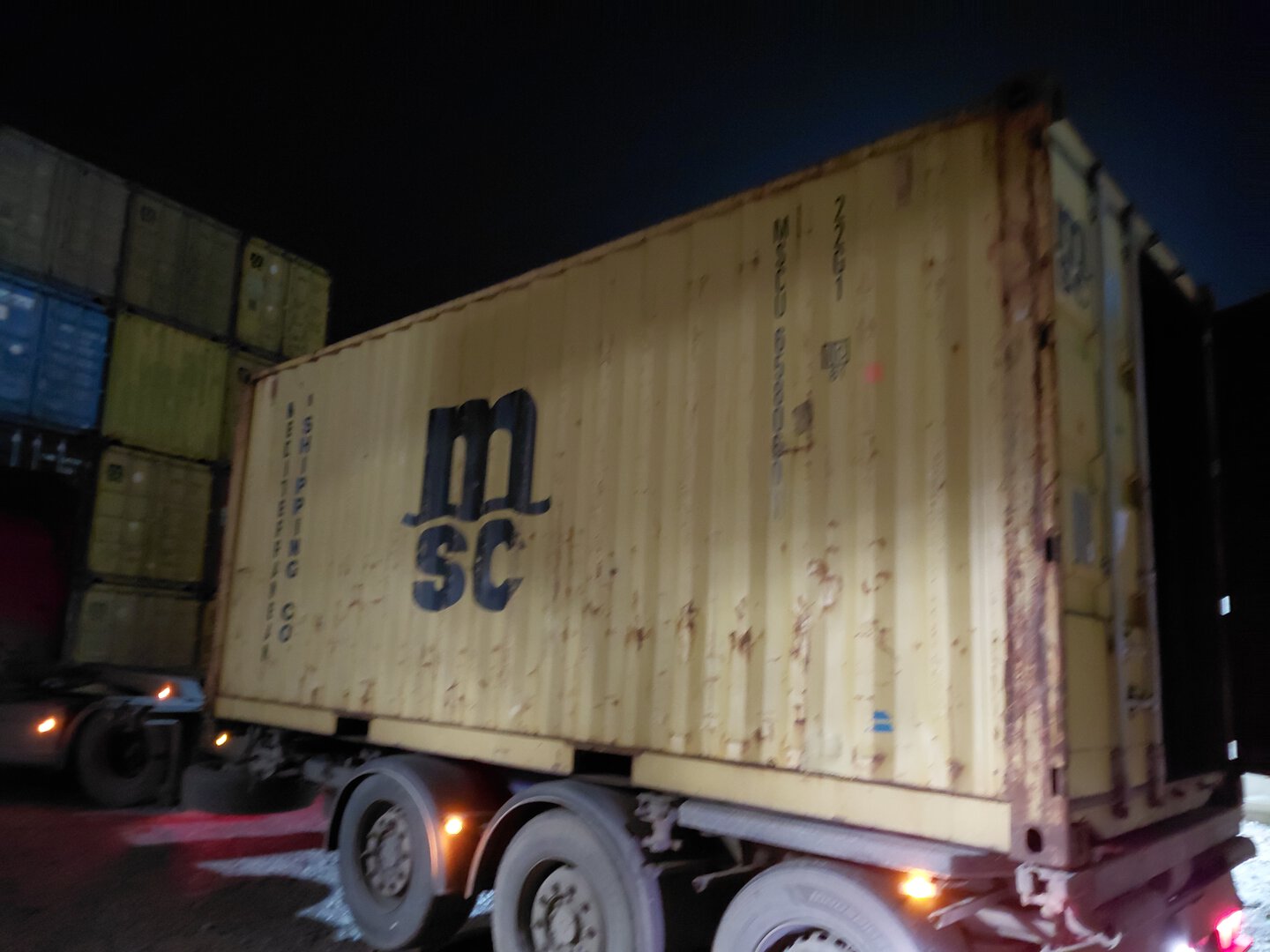 Морской контейнер MSCU6580601