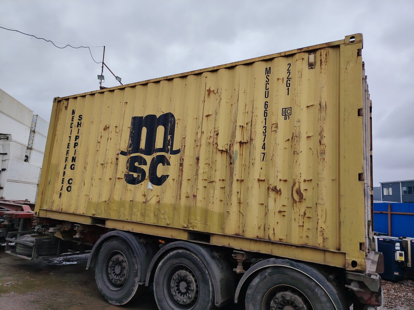 Морской контейнер MSCU6613747