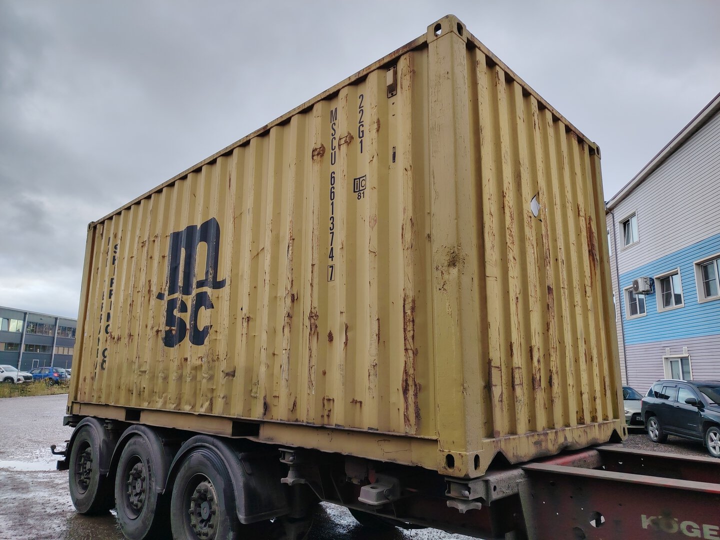 Морской контейнер MSCU6613747