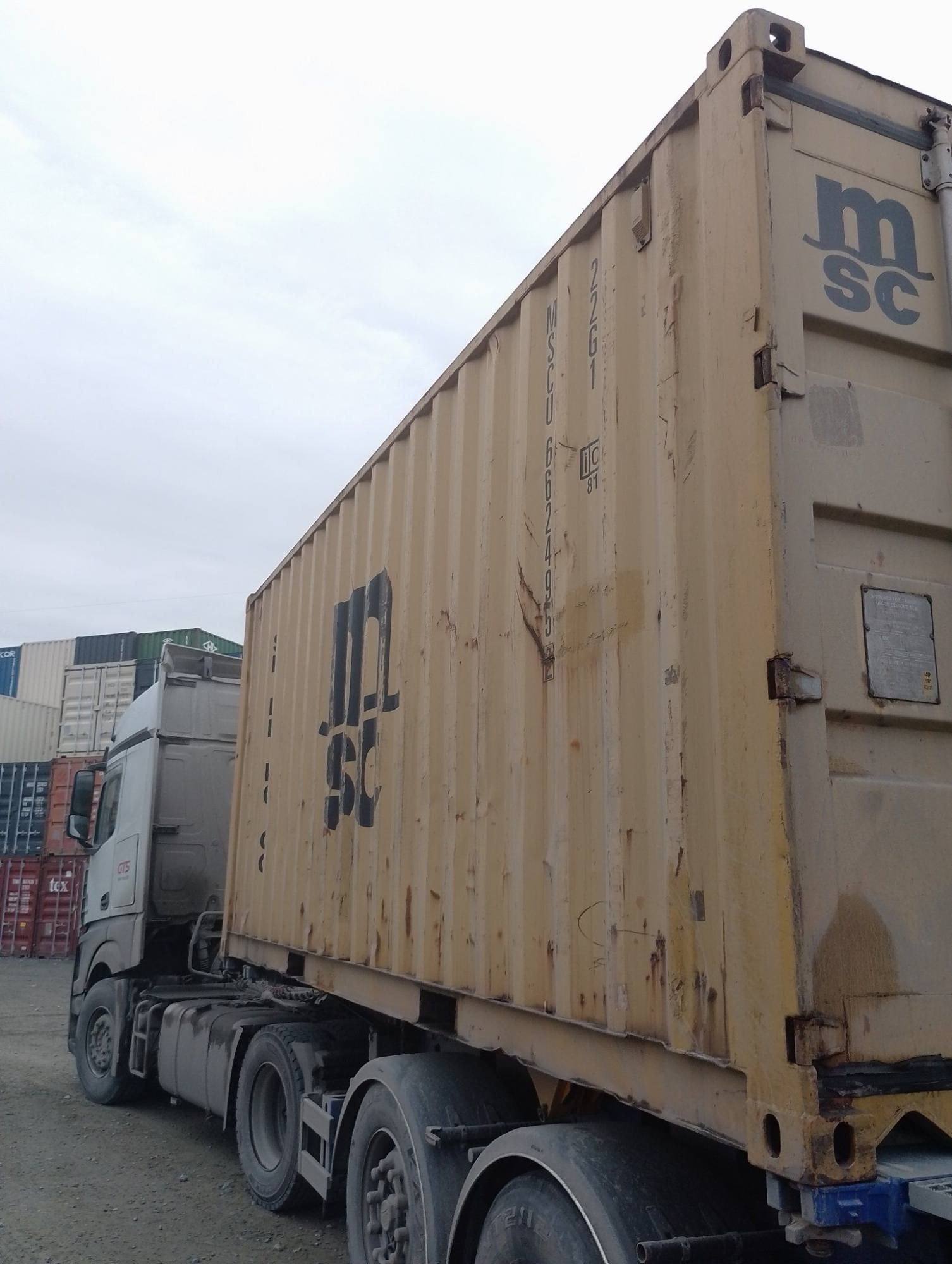 Морской контейнер MSCU6624952