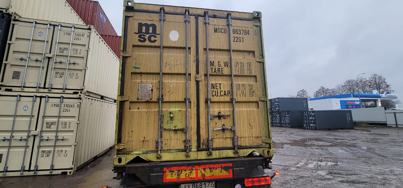 Морской контейнер MSCU6637944