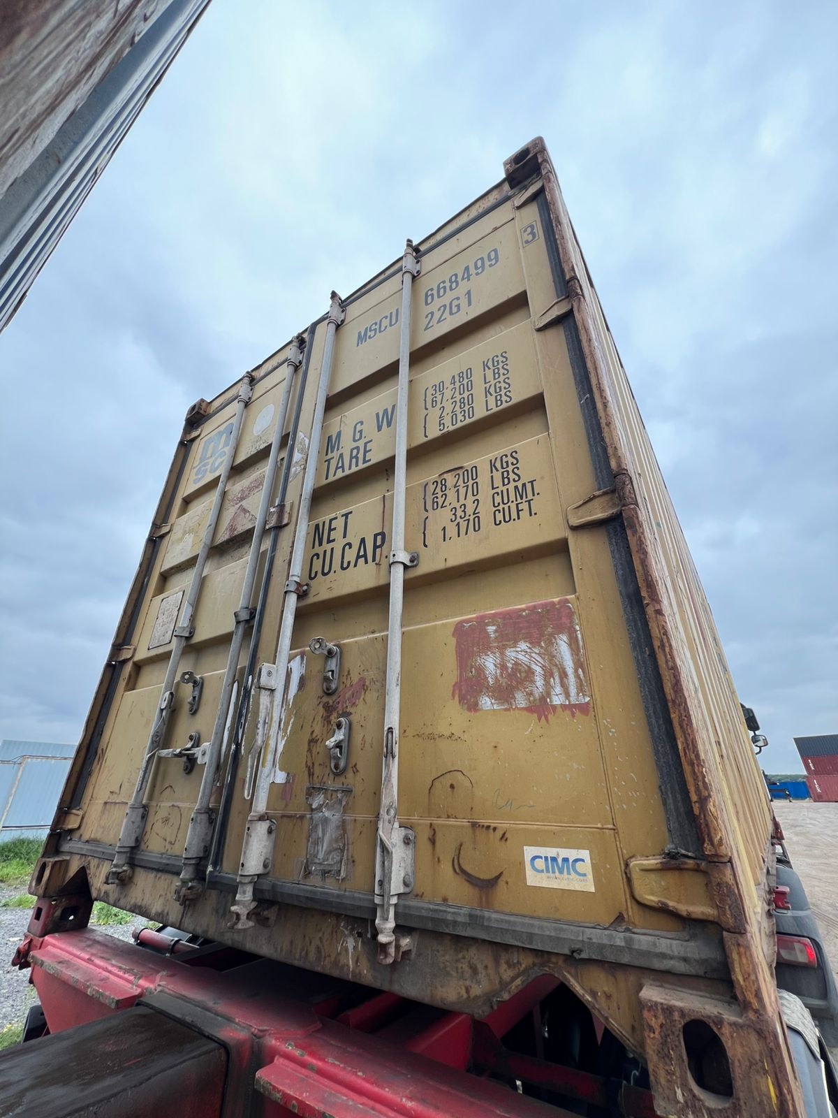 Морской контейнер MSCU6684993