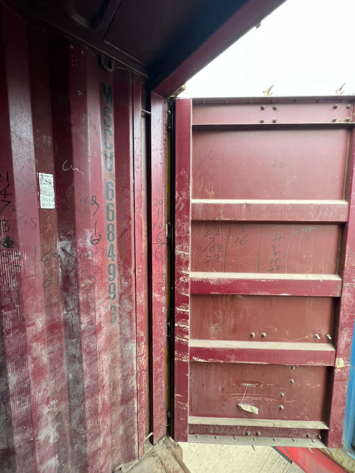 Морской контейнер MSCU6684993