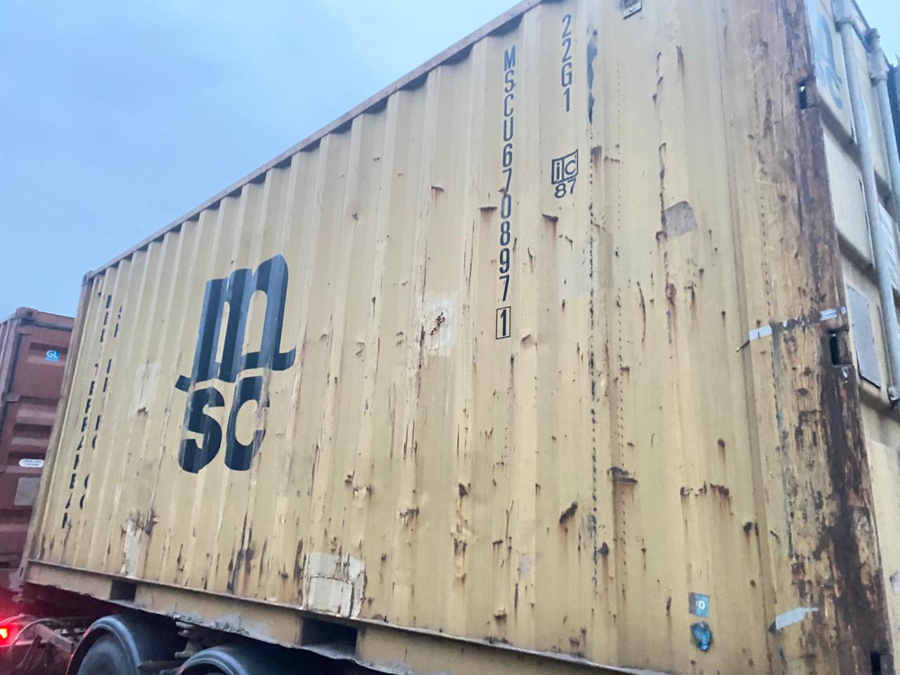 Морской контейнер MSCU6708971