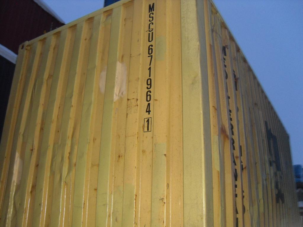 Морской контейнер MSCU6719641