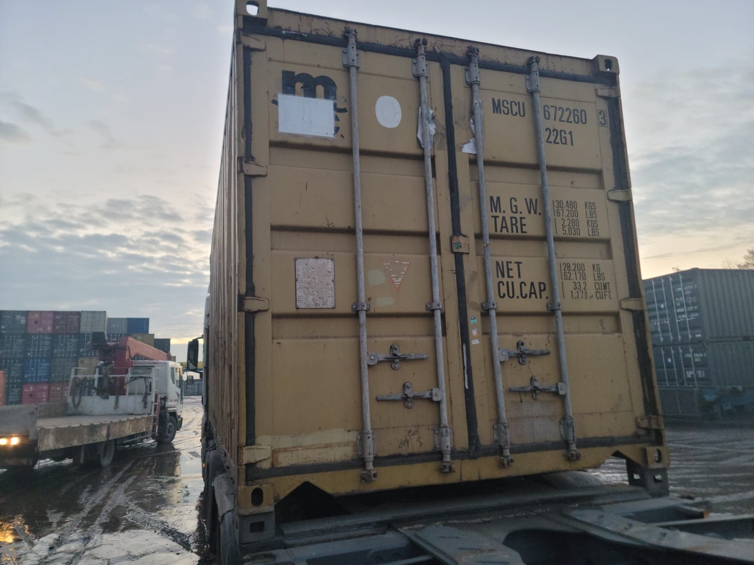 Морской контейнер MSCU6722603