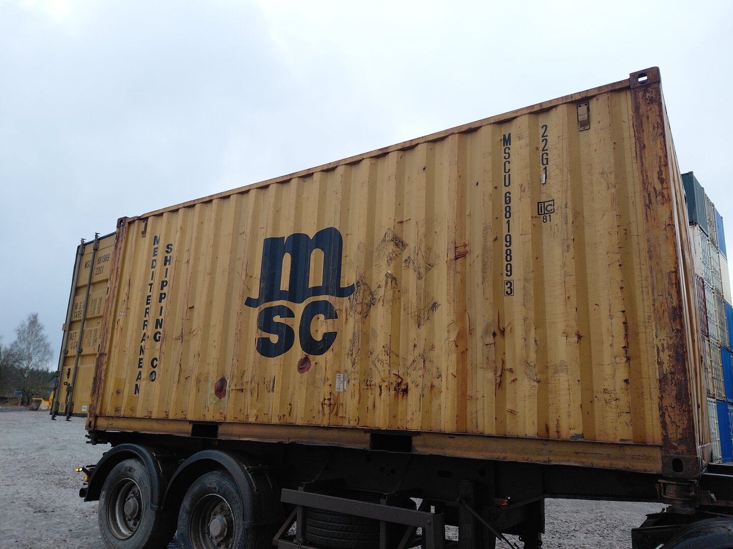 Морской контейнер MSCU6819893