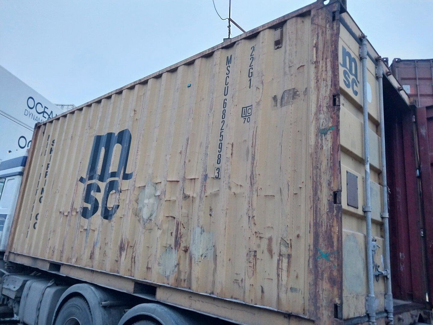 Морской контейнер MSCU6825983