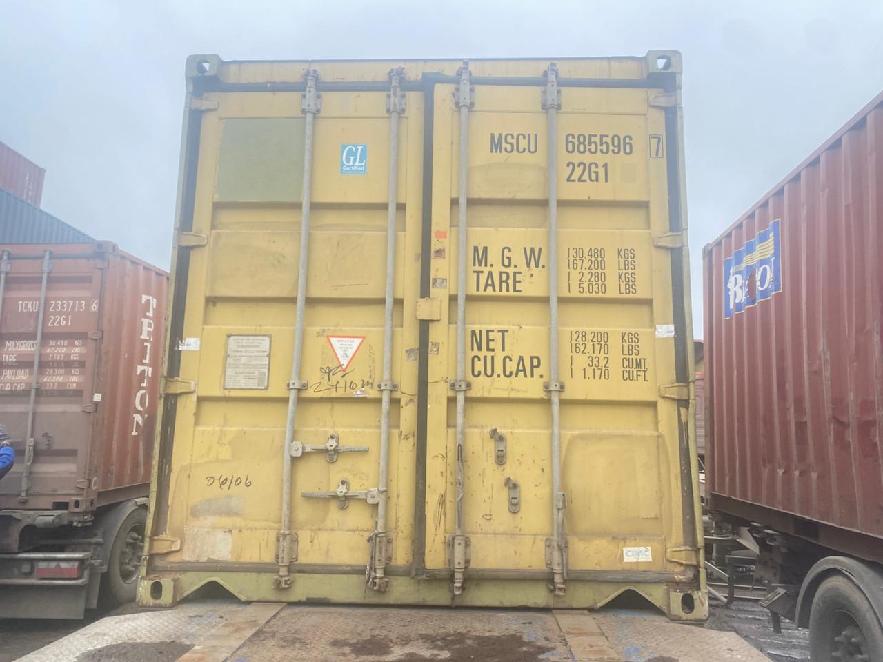 Морской контейнер MSCU6855967