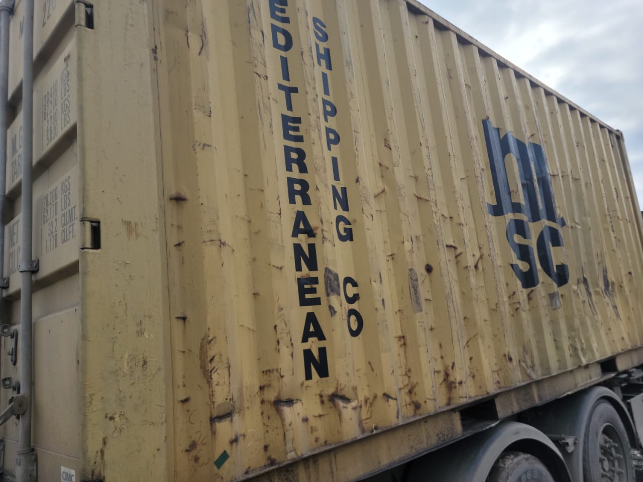 Морской контейнер MSCU6908347