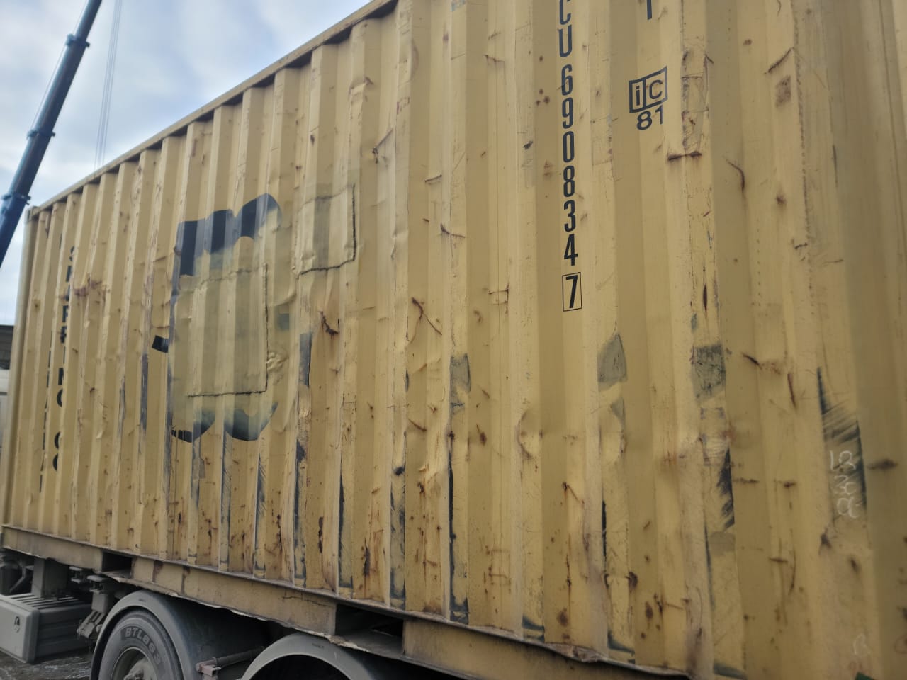 Морской контейнер MSCU6908347