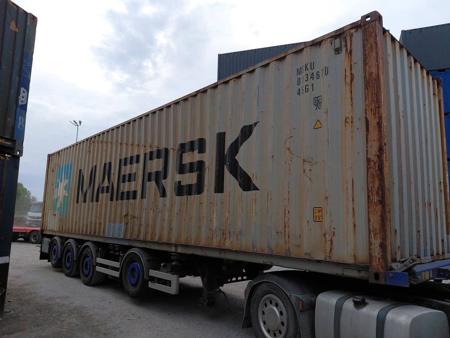 Морской контейнер MSKU0134670
