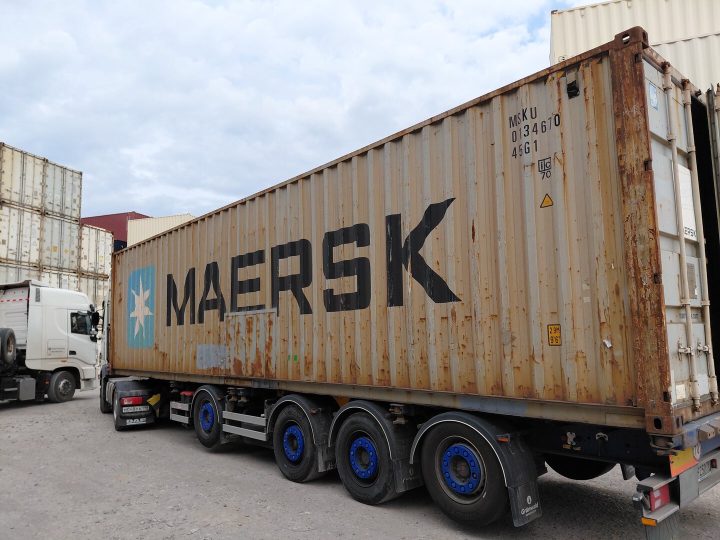 Морской контейнер MSKU0134670