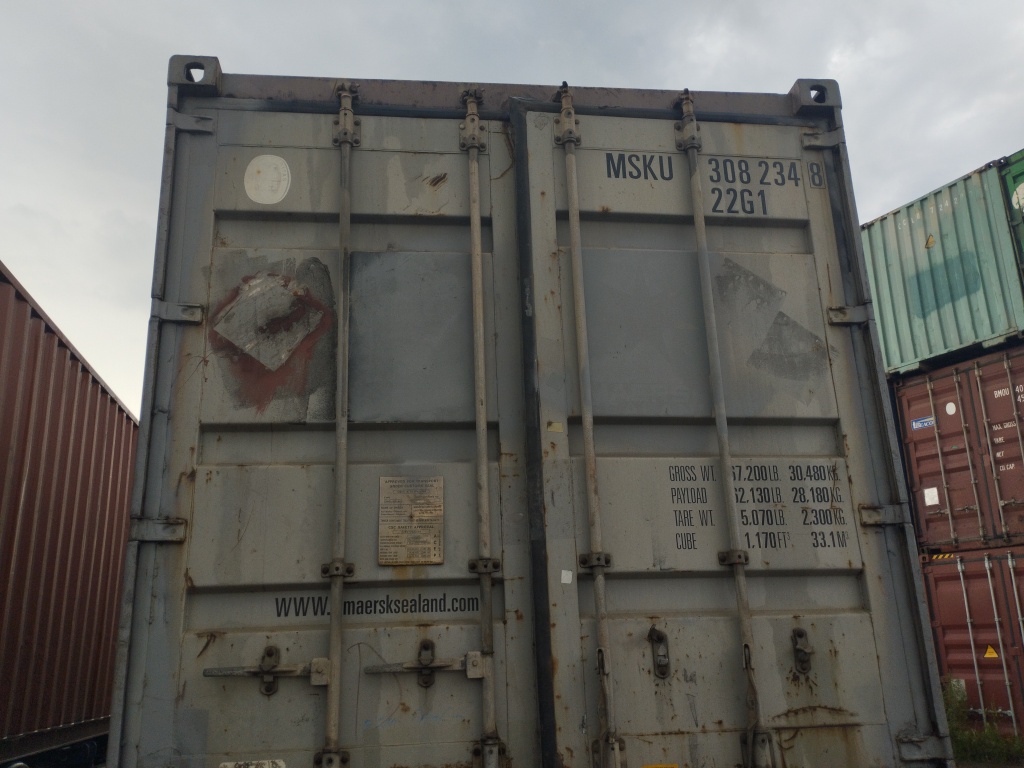 Морской контейнер MSKU3082348