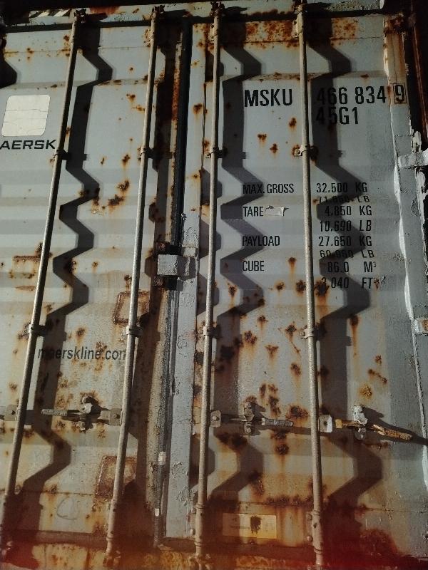 Морской контейнер MSKU4668349