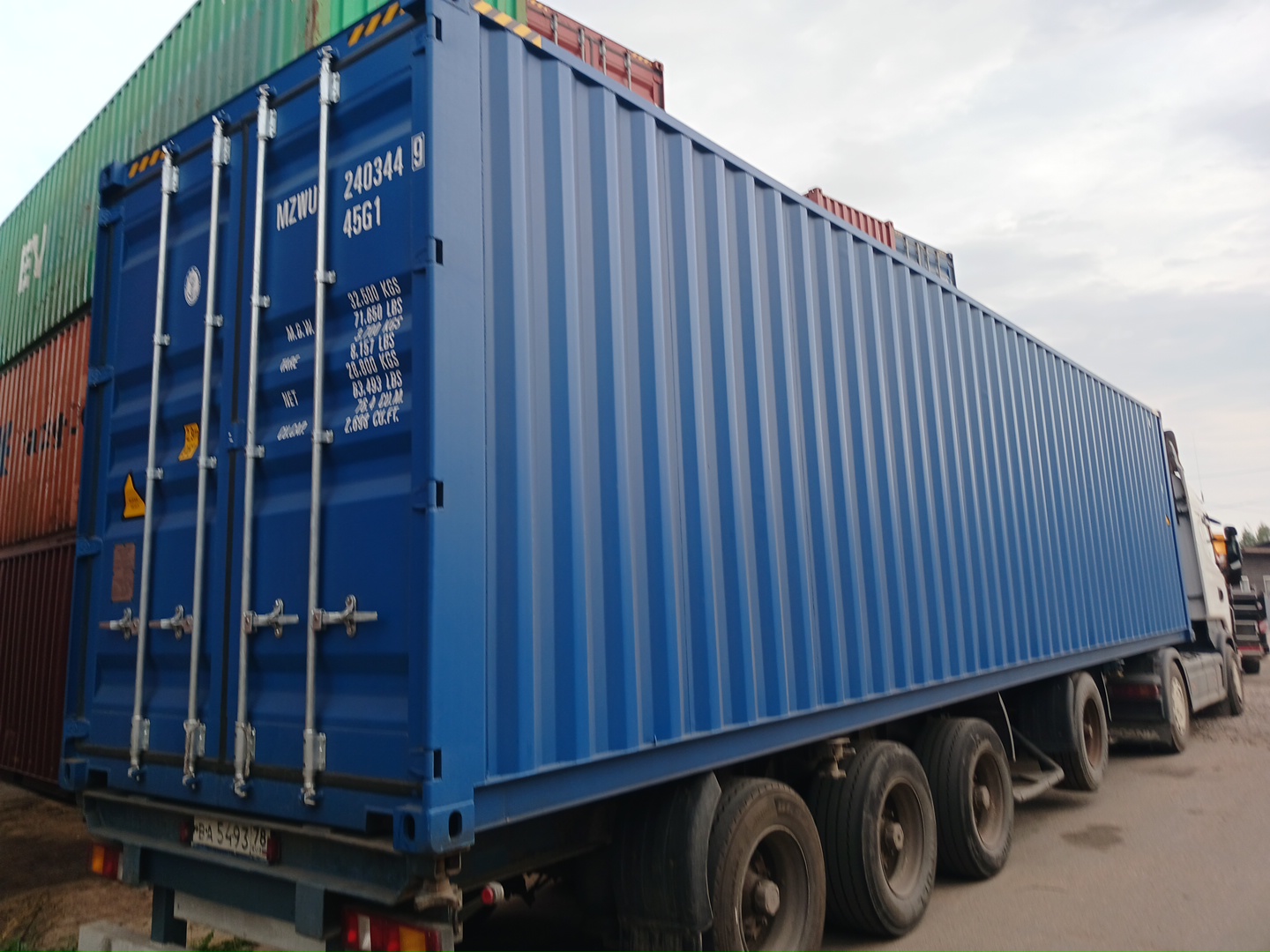 Морской контейнер MZWU2403449