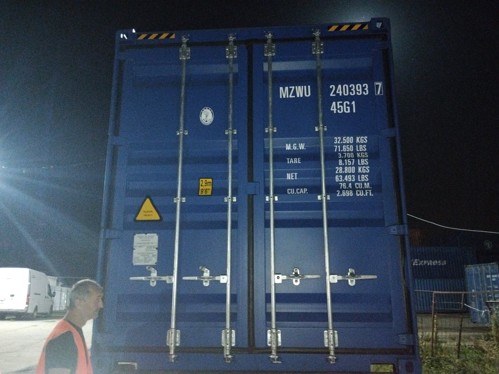 Морской контейнер MZWU2403937