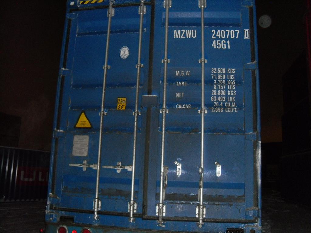 Морской контейнер MZWU2407070