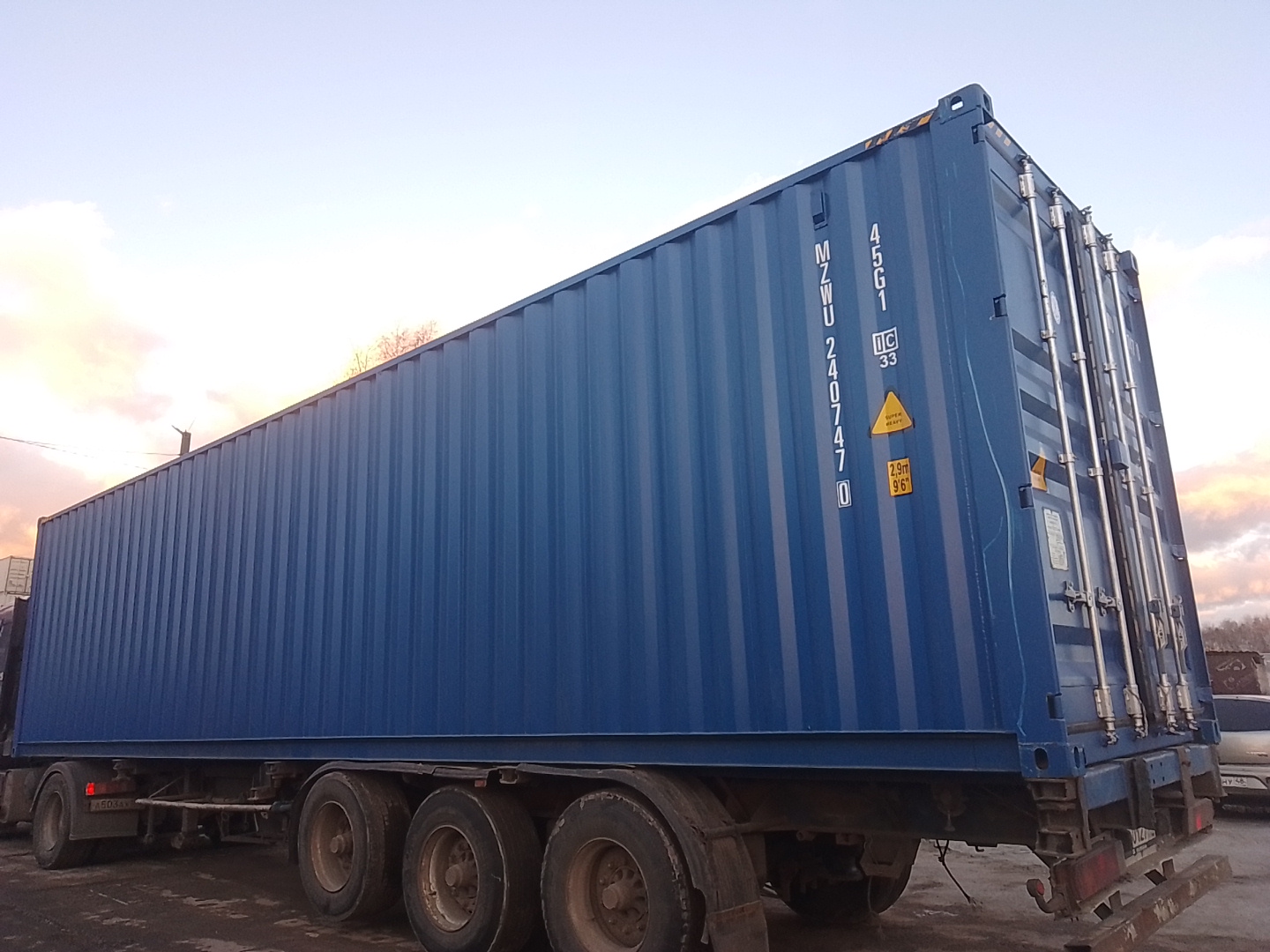 Морской контейнер MZWU2407470