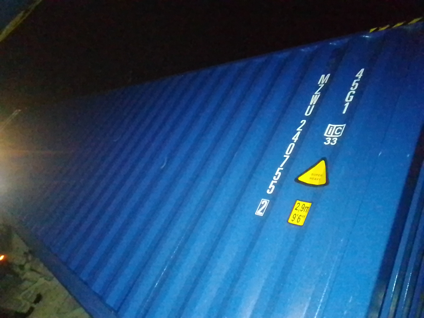 Морской контейнер MZWU2407552