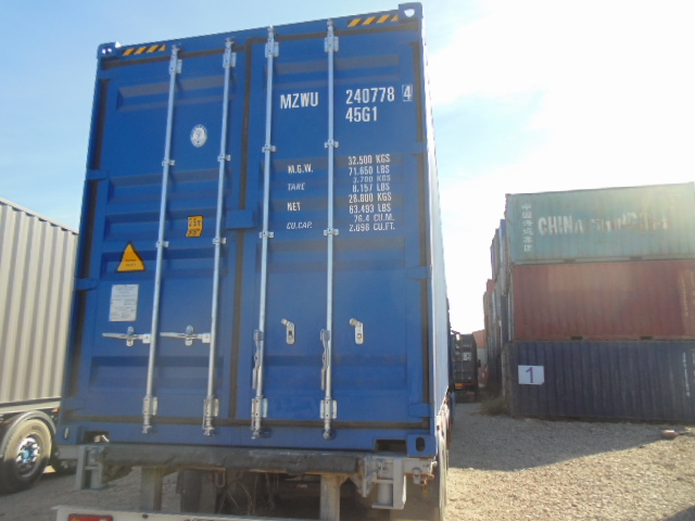 Морской контейнер MZWU2407784