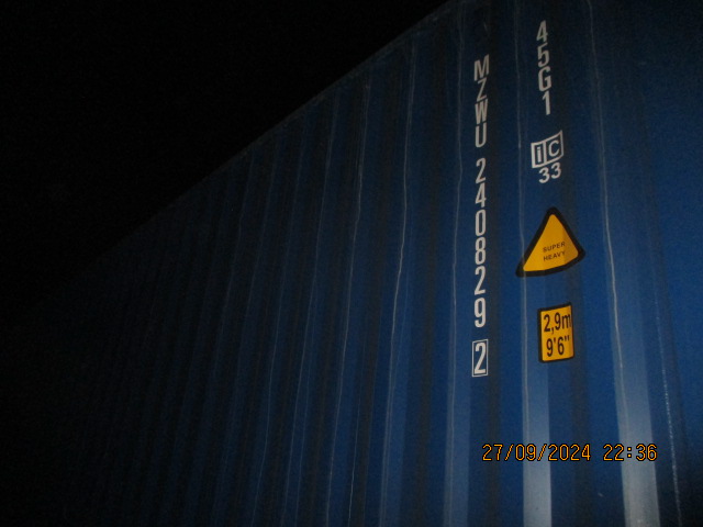 Морской контейнер MZWU2408292