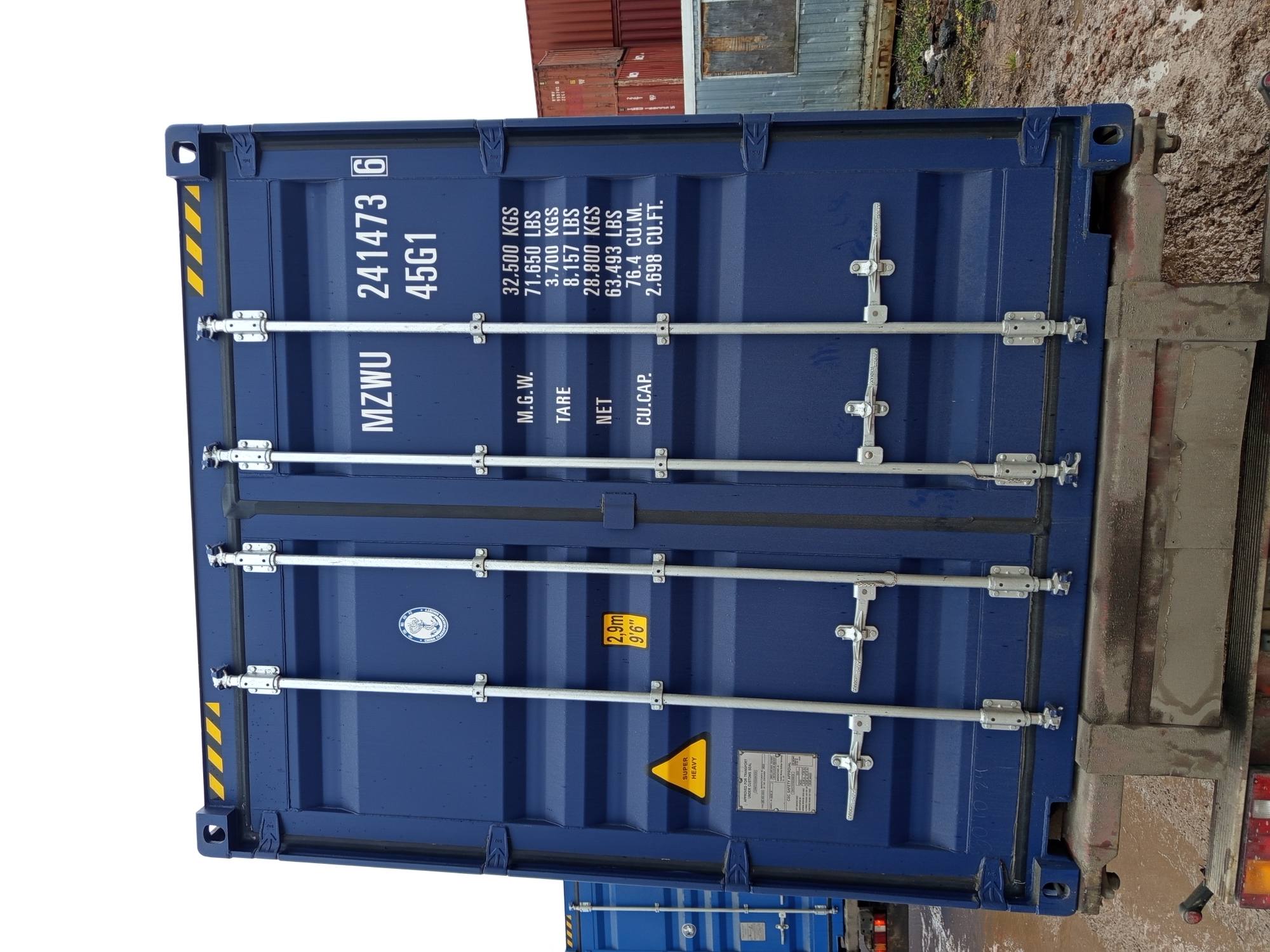 Морской контейнер MZWU2414736