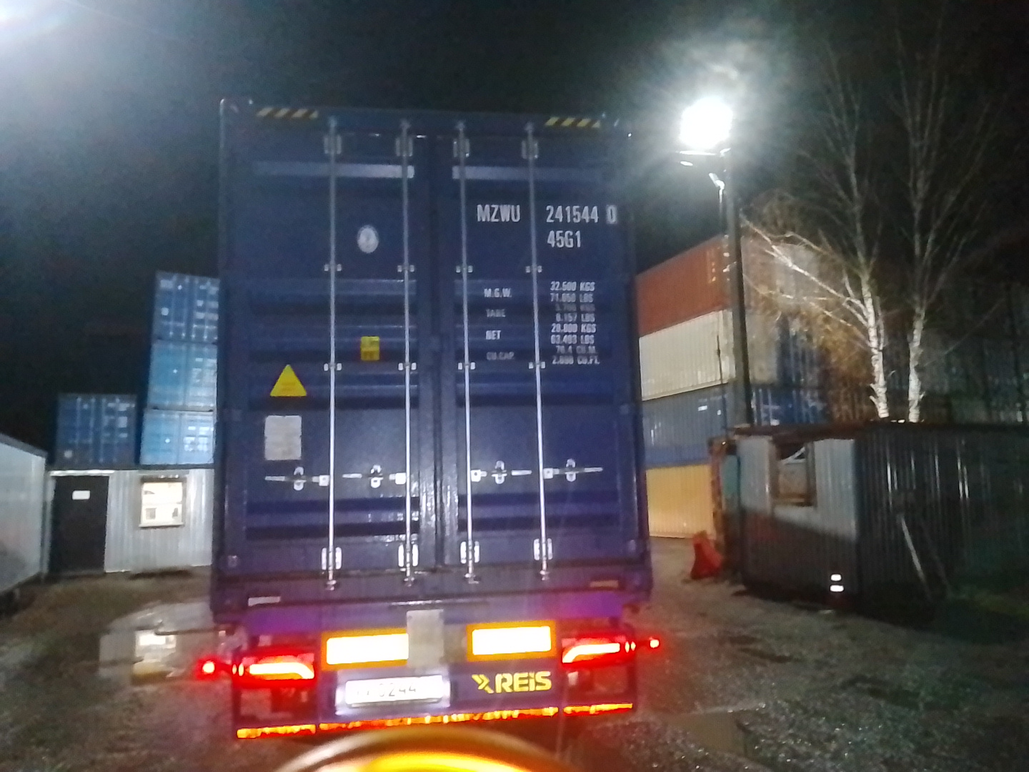 Морской контейнер MZWU2415440