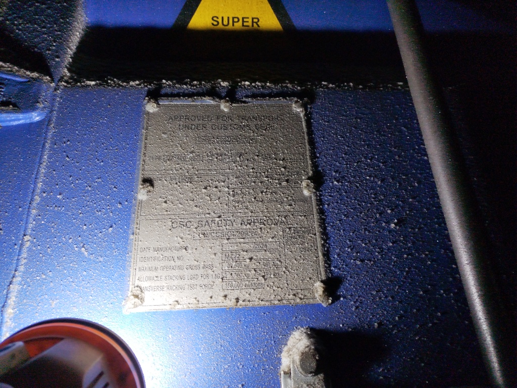 Морской контейнер MZWU2418480