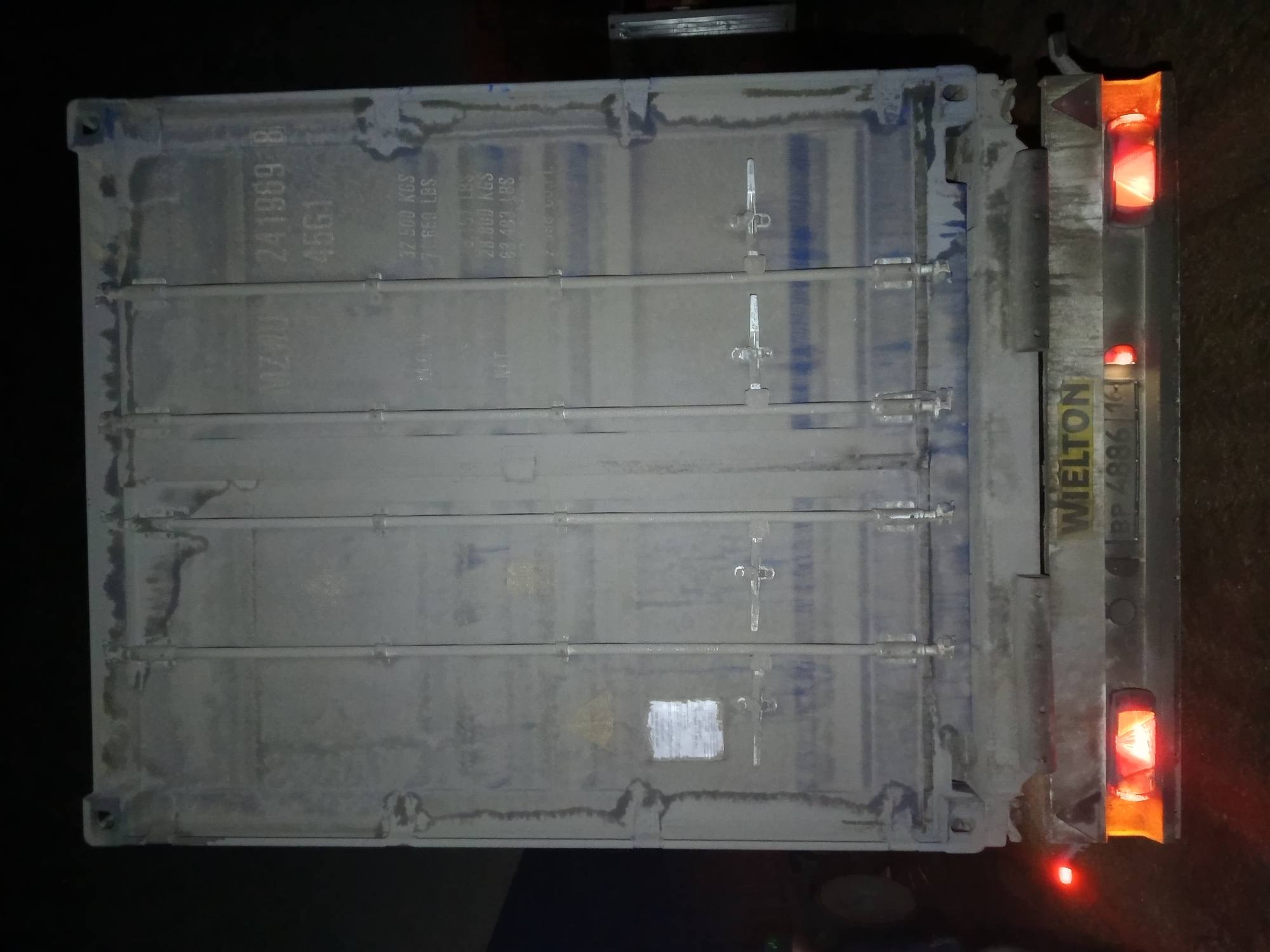 Морской контейнер MZWU2419698