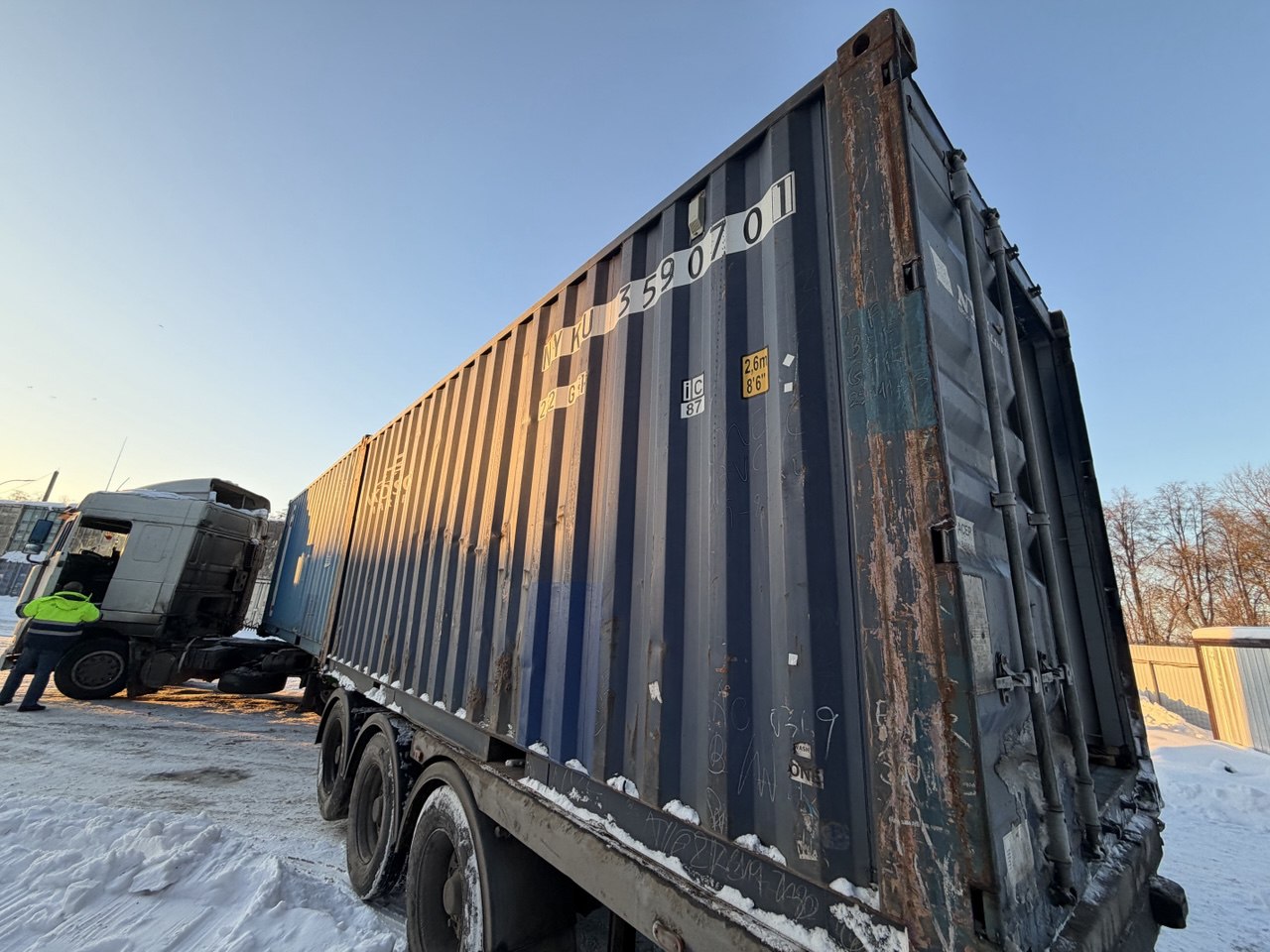 Морской контейнер NYKU3590701