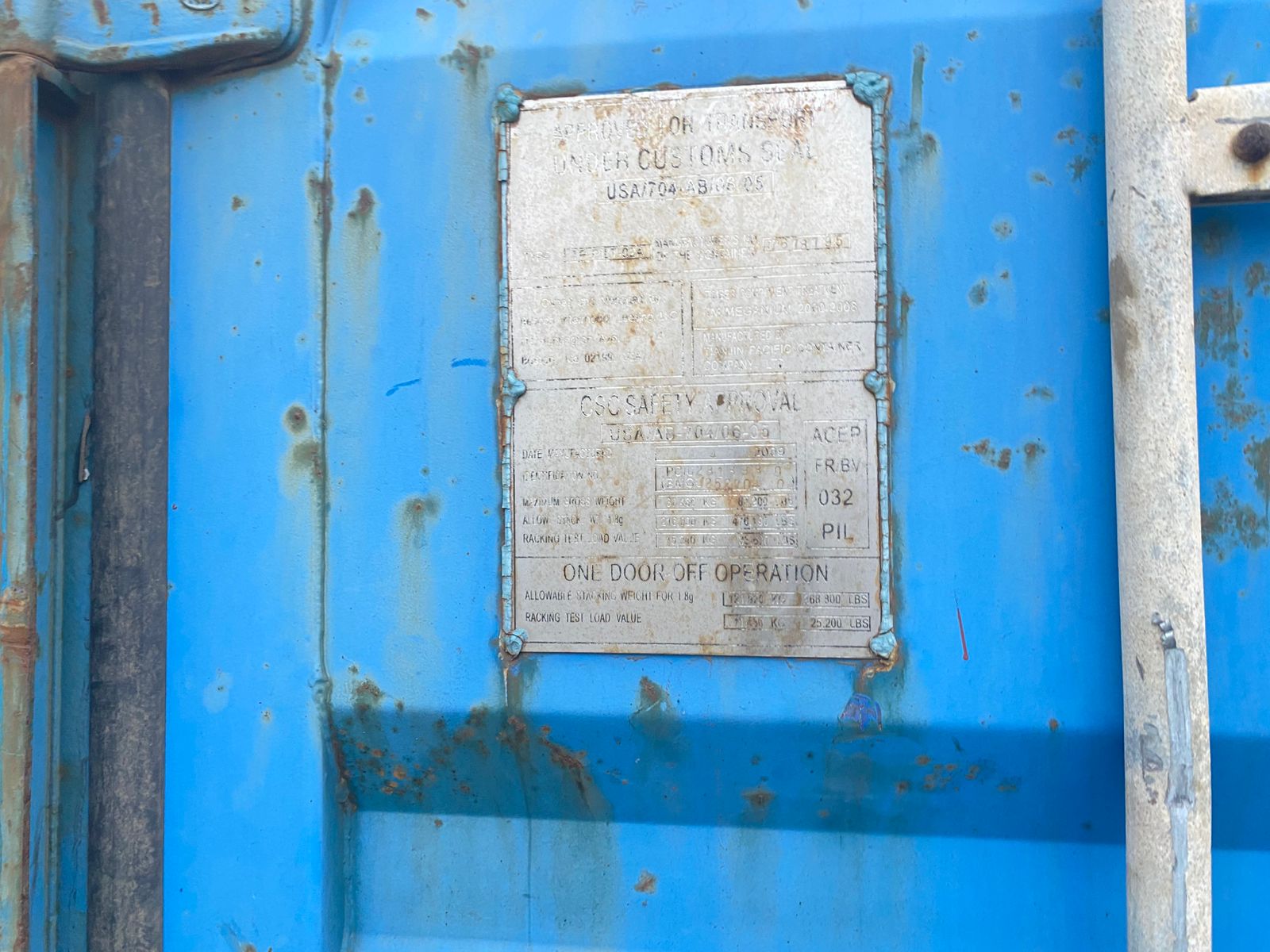 Морской контейнер PCIU2818980